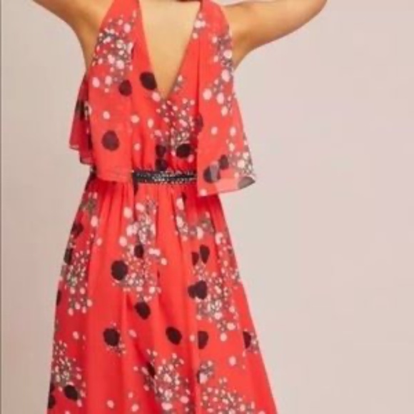 🎉 HP 🎉 Anthropologie Verb by Pallavi Singhee Floral dress - Picture 12 of 13